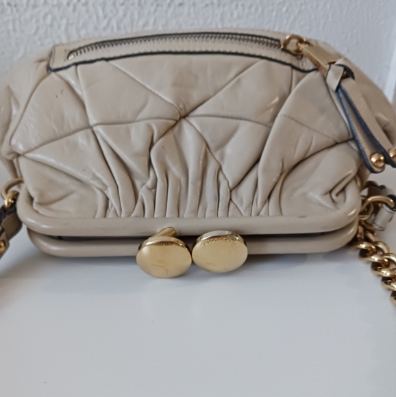 Vintage Marc Jacobs quilted ivory genuine leather shoulder bag - Picture 10 of 16